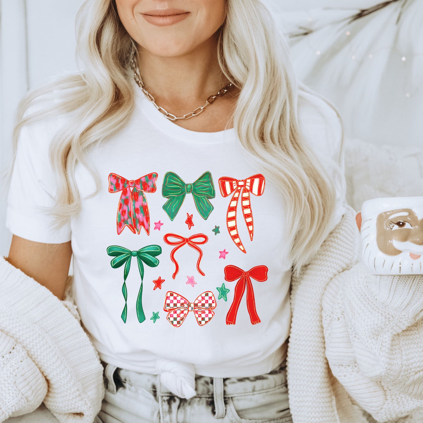 christmas coquette tee