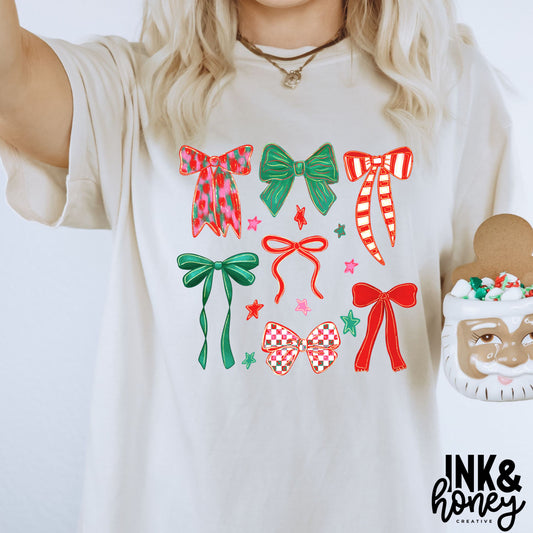 christmas coquette tee