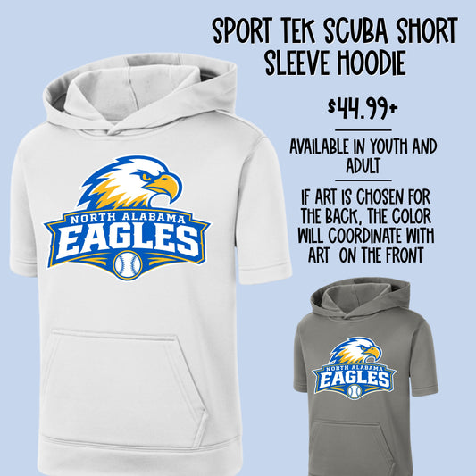 north alabama eagles logo tee