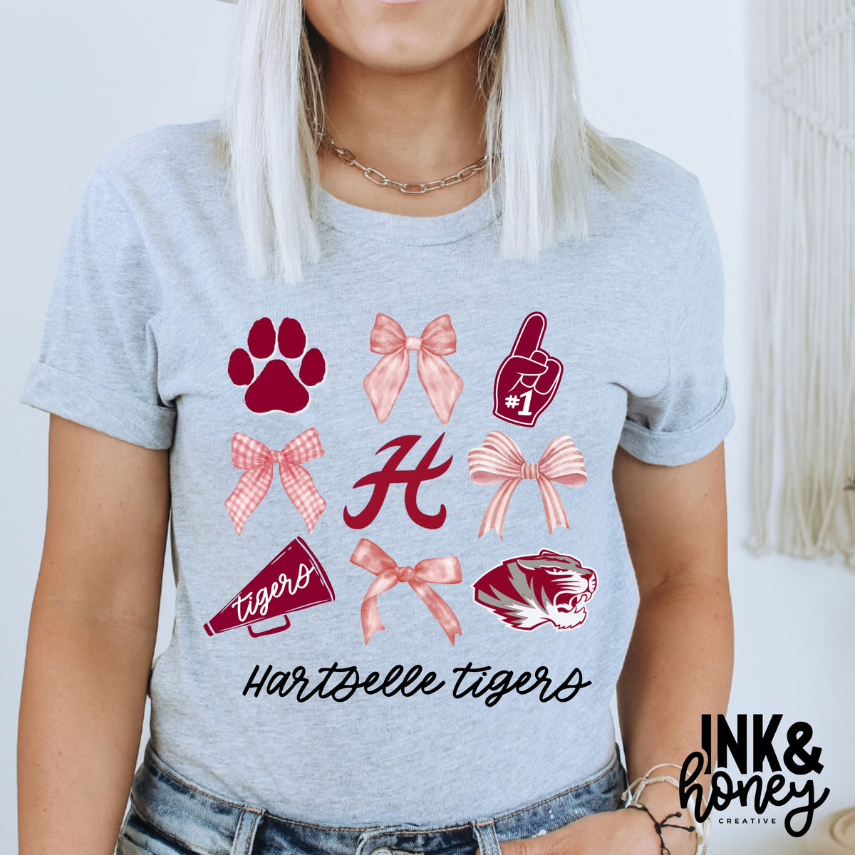 tigers collage tee