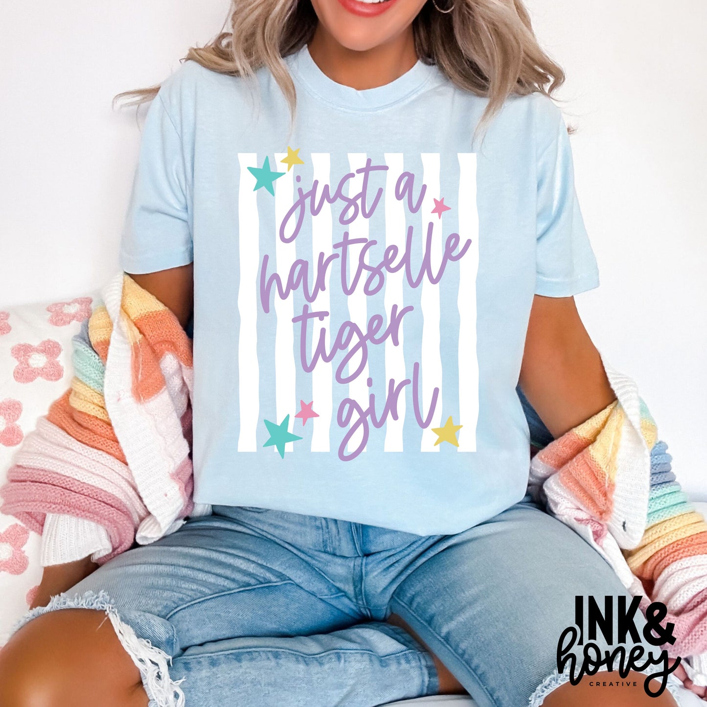 hartselle tiger girl tee