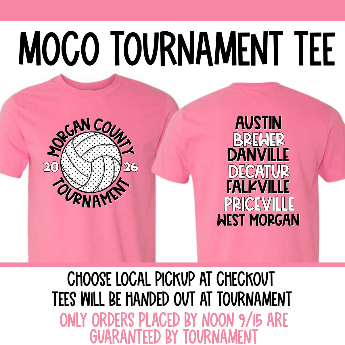 MOCO TOURNAMENT TEE *select Local/Store Pickup*