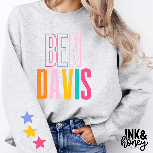 ben davis neon stars tee