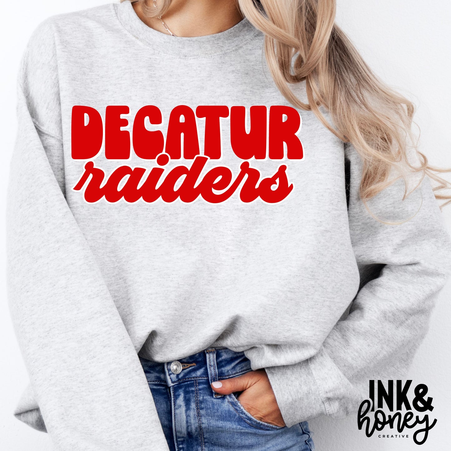 decaur raiders retro tee