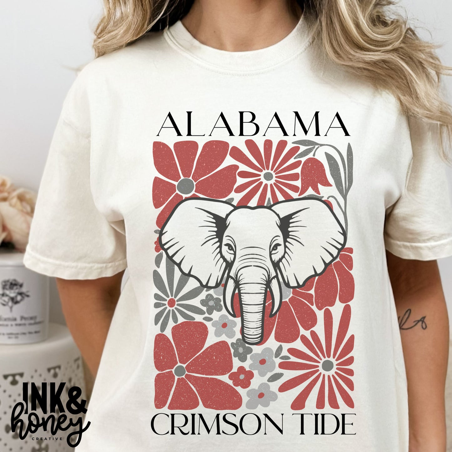 floral alabama tee
