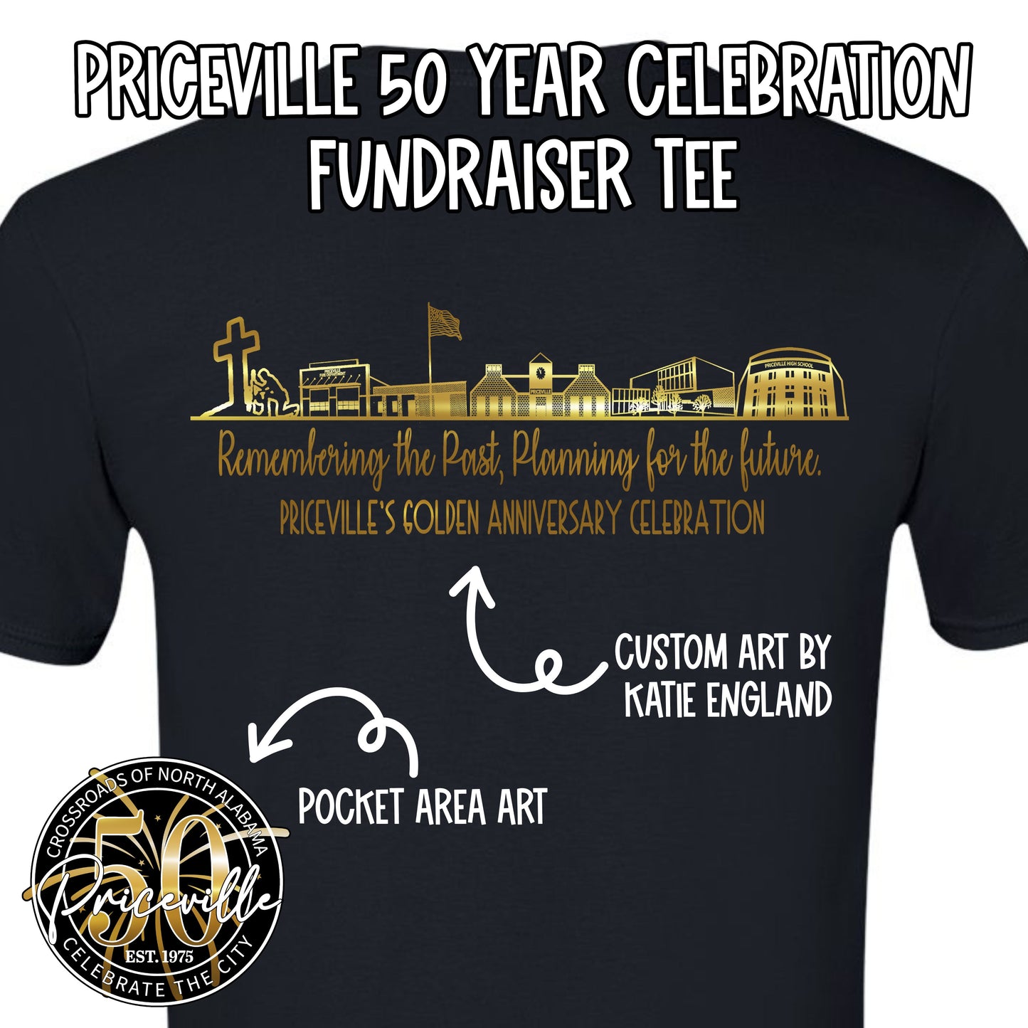 Priceville 50 Year Celebration Tee
