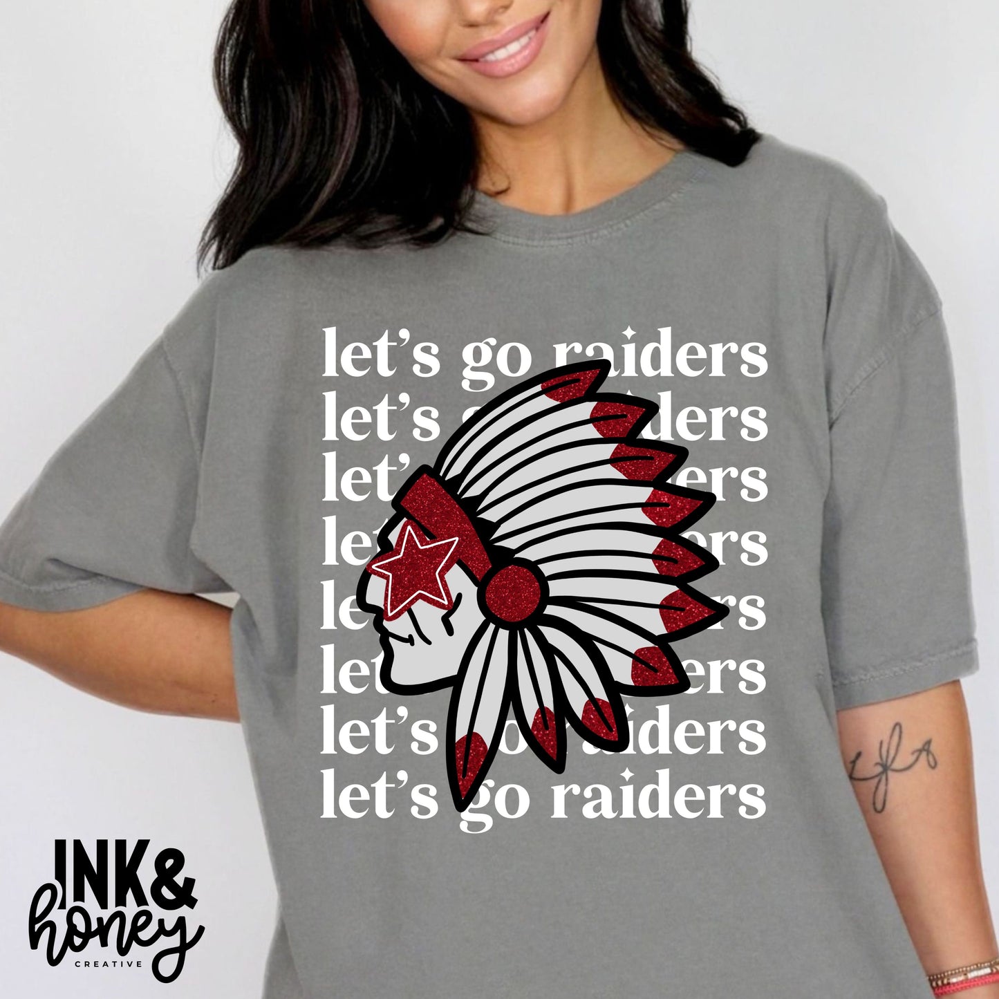 lets go raiders tee