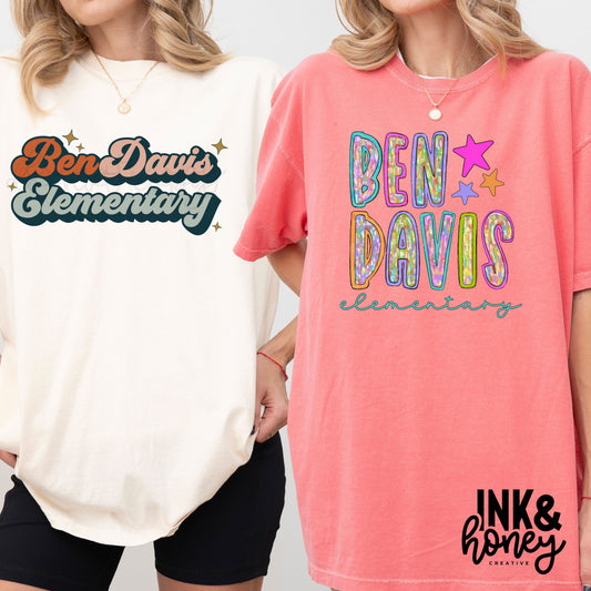 ben davis messy paint tee
