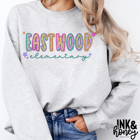 eastwood messy paint tee