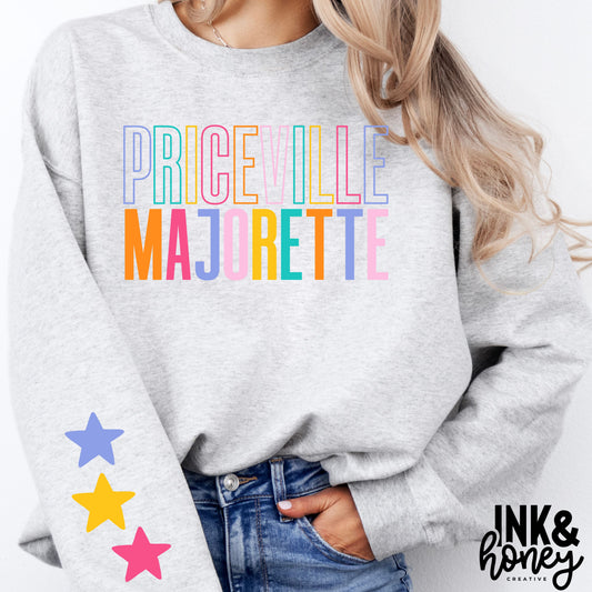 majorette neon stars tee