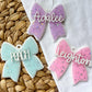 bow bag tag