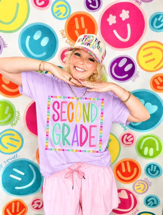 [back to school] color block tee