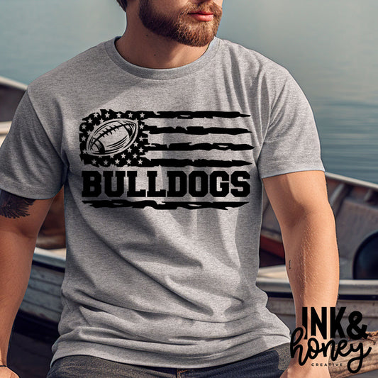 bulldog flag tee