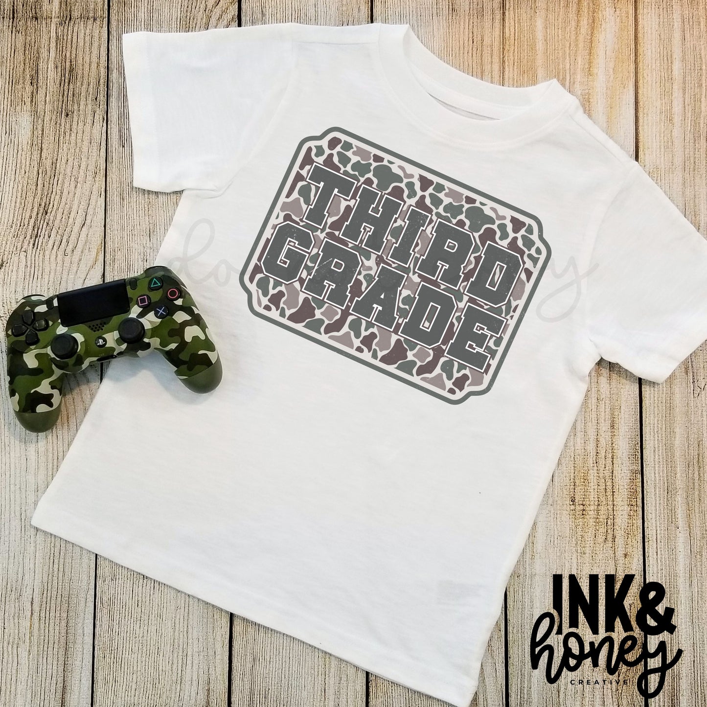 [back to school] camo tee