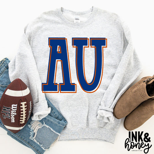 auburn varsity mono tee
