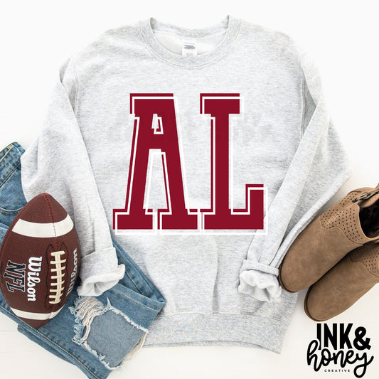 alabama varsity mono tee