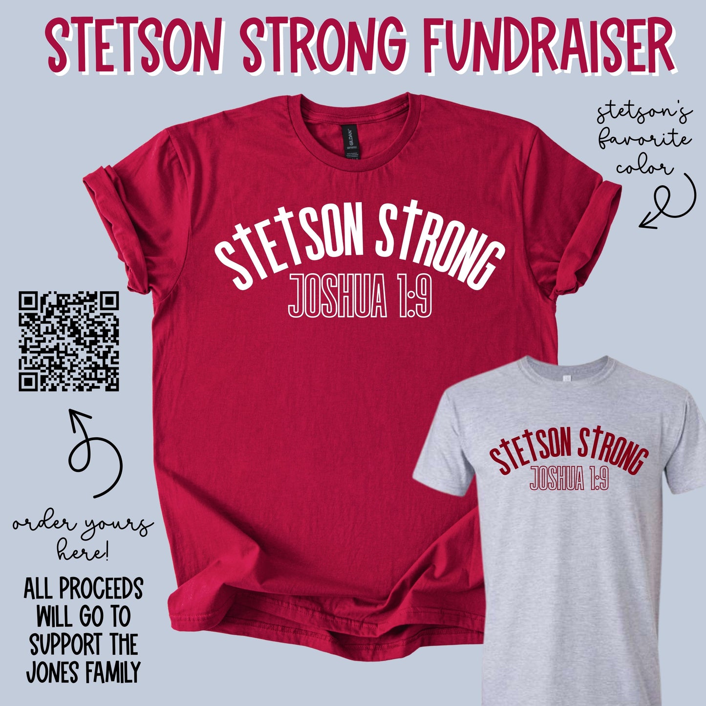 STETSON STRONG tee [FUNDRAISER]
