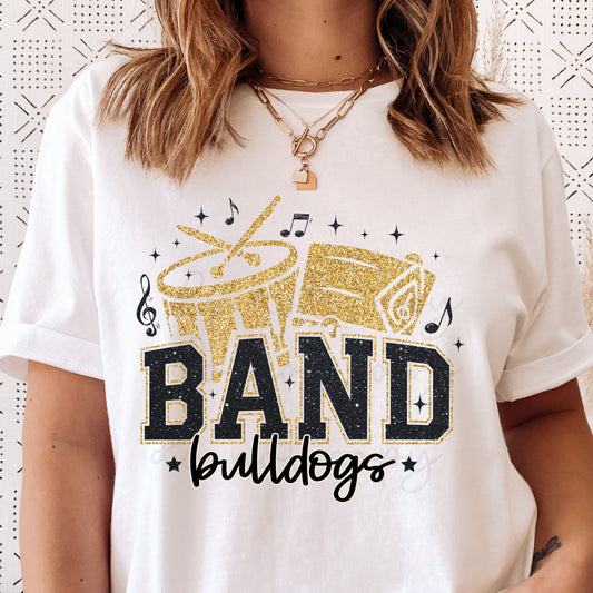 glitter band tee
