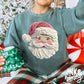 faux yarn santa tee