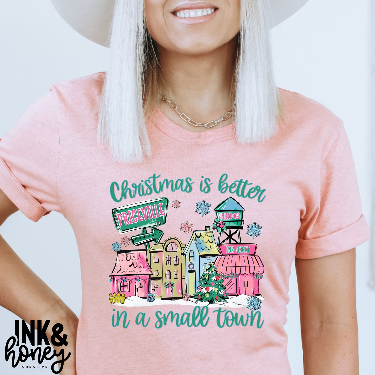 christmas in a small town tee [priceville]