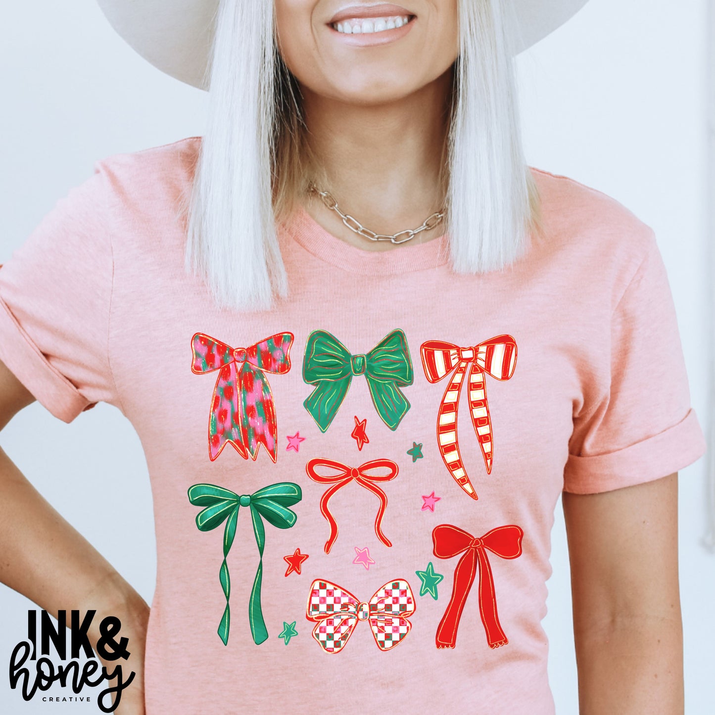 christmas coquette tee