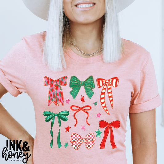 christmas coquette tee
