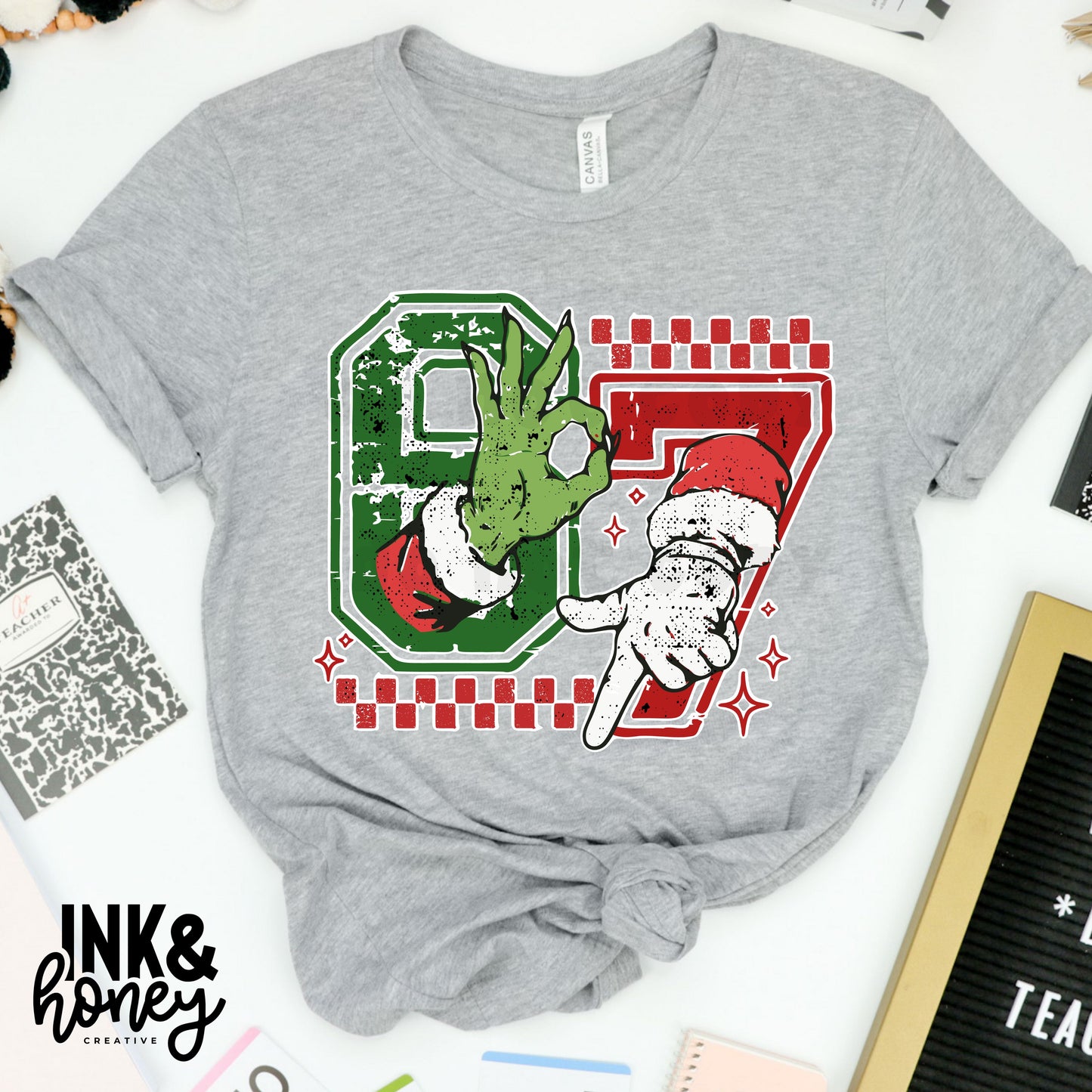 6-7 christmas tee