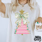 teacher pencil tree tee