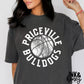 distressed bulldogs tee