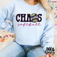 chaos softball tee