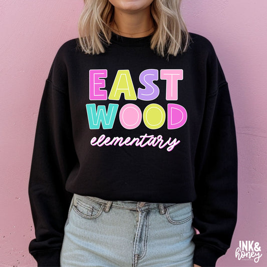 eastwood neon lines tee
