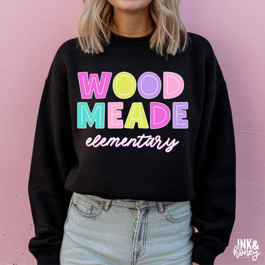 woodmeade neon lines tee