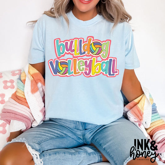 volleyball sketchy tee