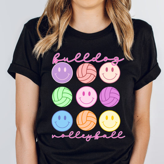 volleyball smiles tee
