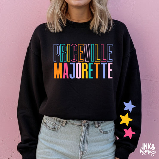 majorette neon stars tee