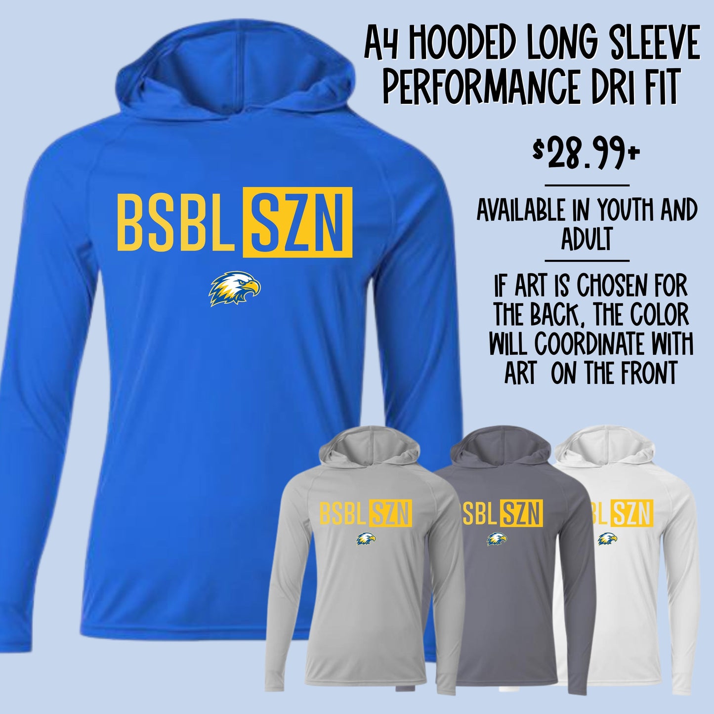 bsbl szn eagles tee