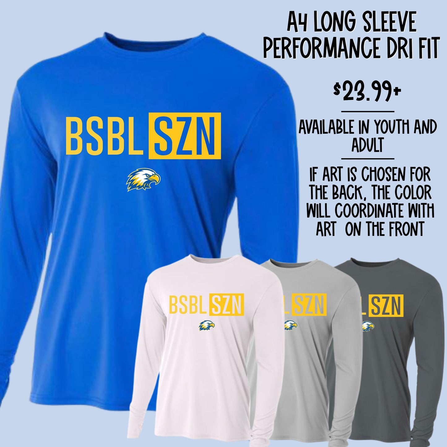 bsbl szn eagles tee