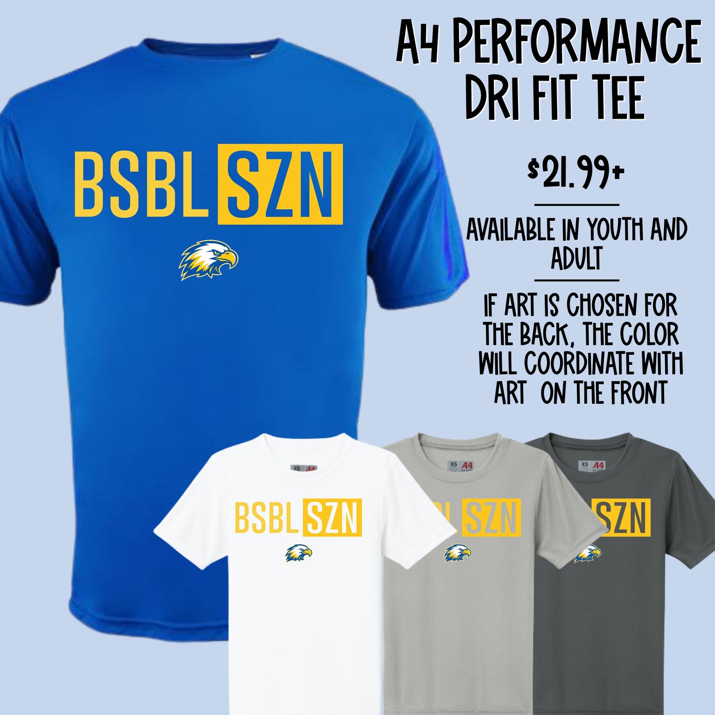 bsbl szn eagles tee