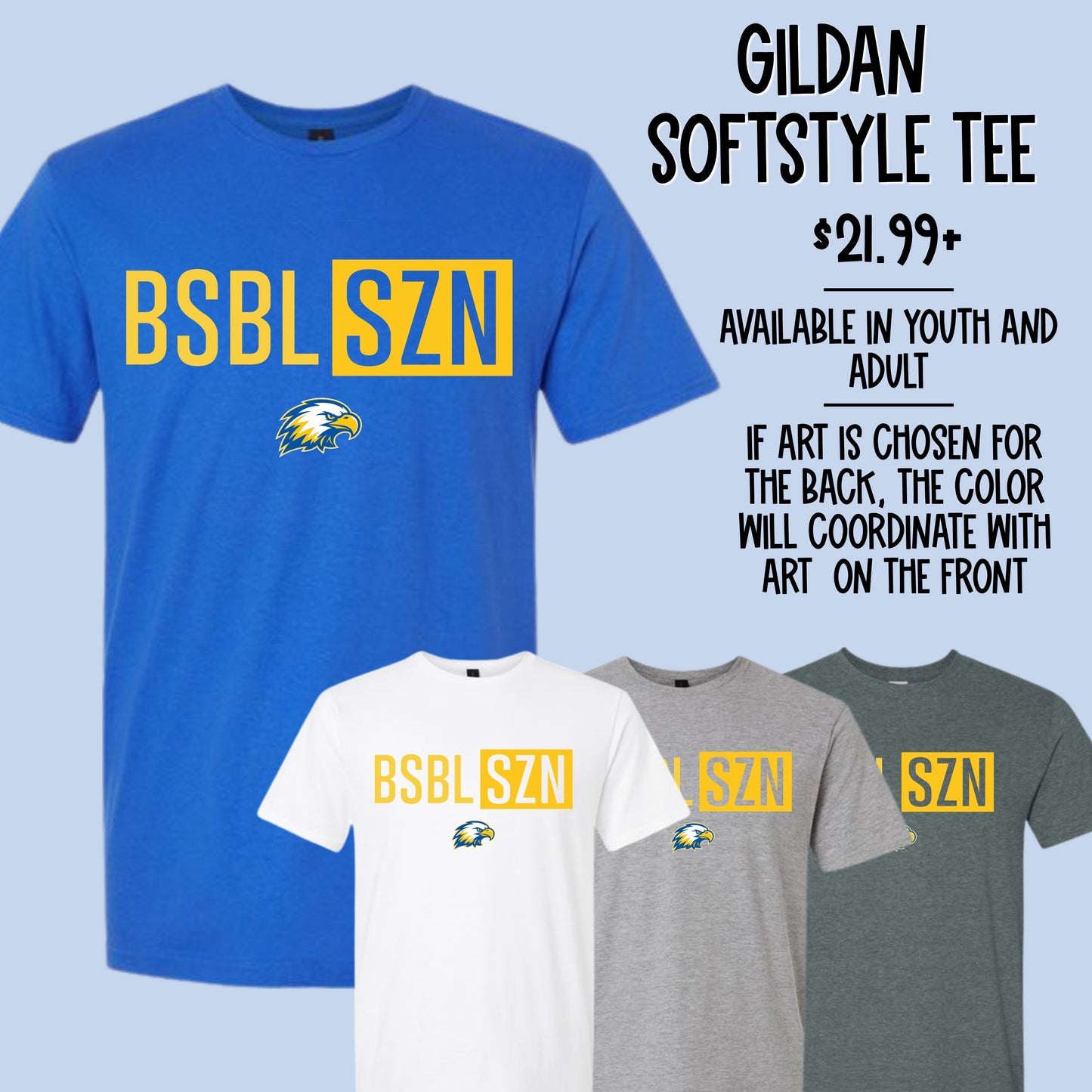 bsbl szn eagles tee