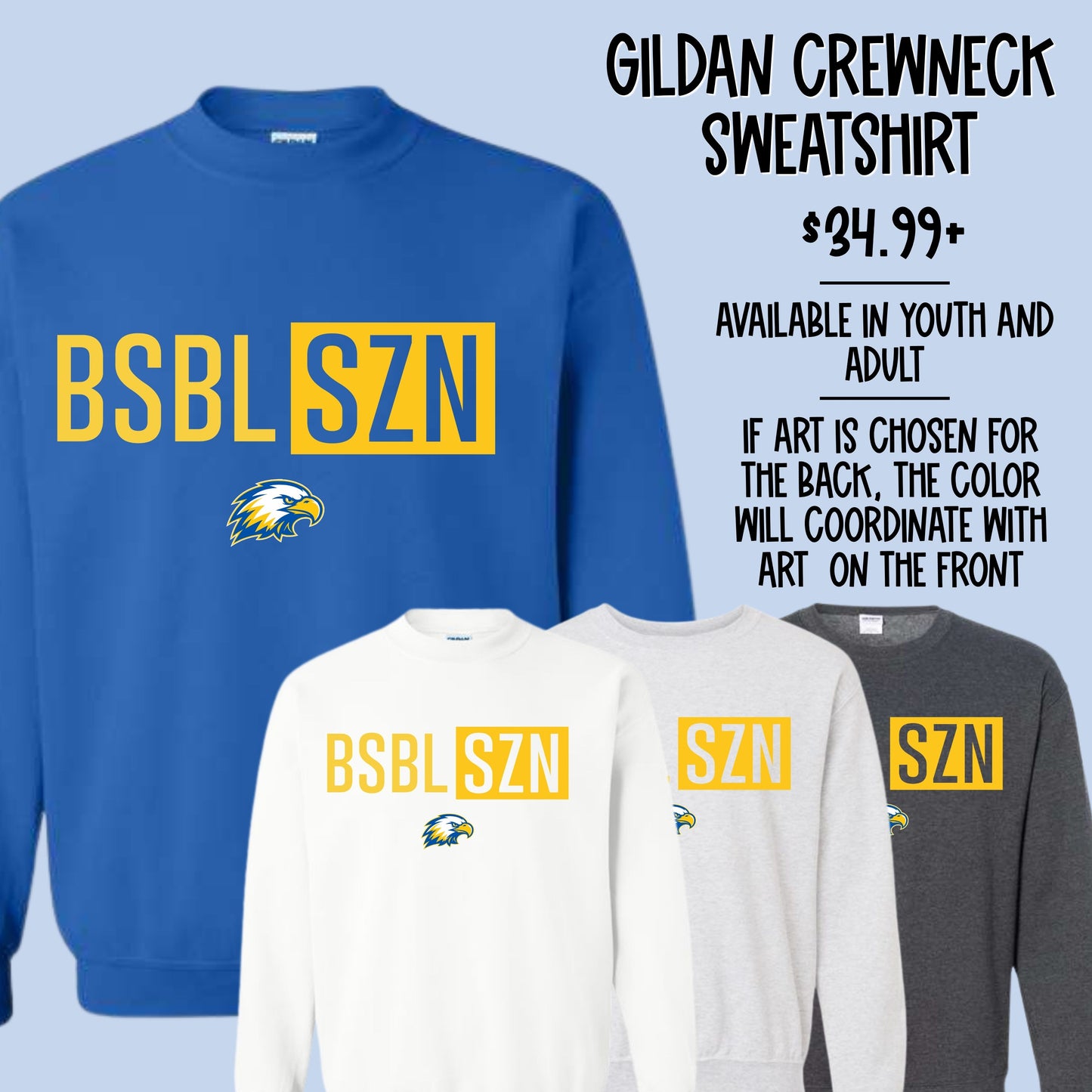 bsbl szn eagles tee