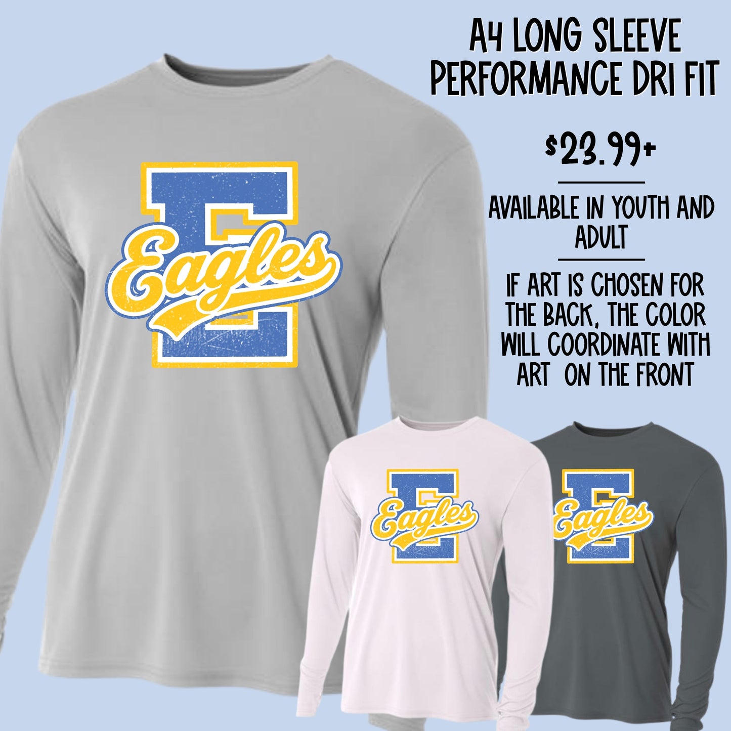 vintage eagles mono tee