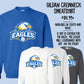 north alabama eagles logo tee