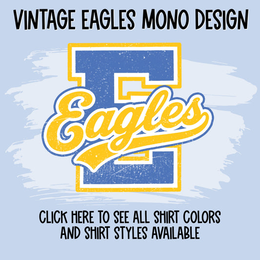 vintage eagles mono tee