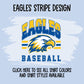eagles stripe tee