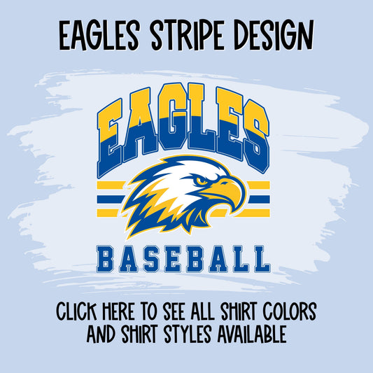 eagles stripe tee