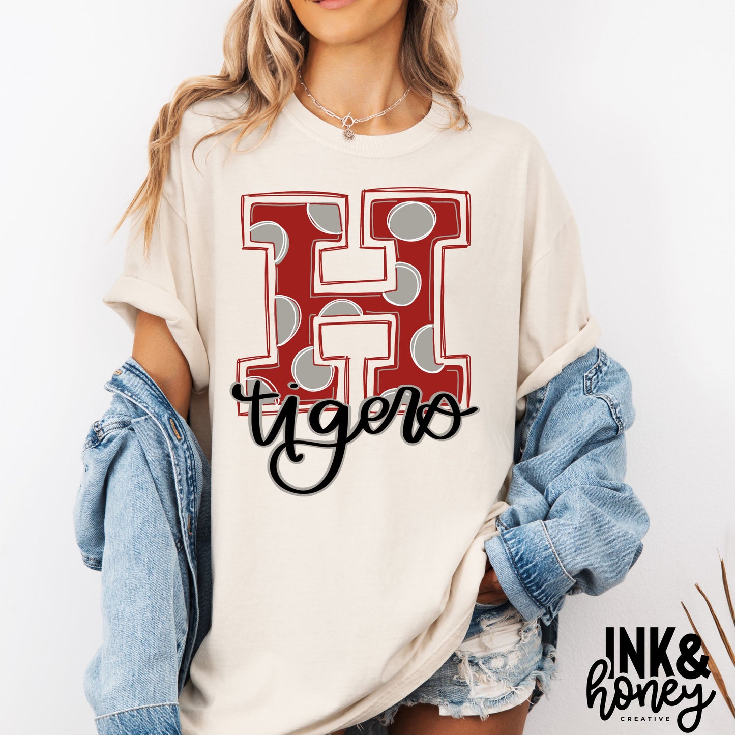 hartselle dot mono tee
