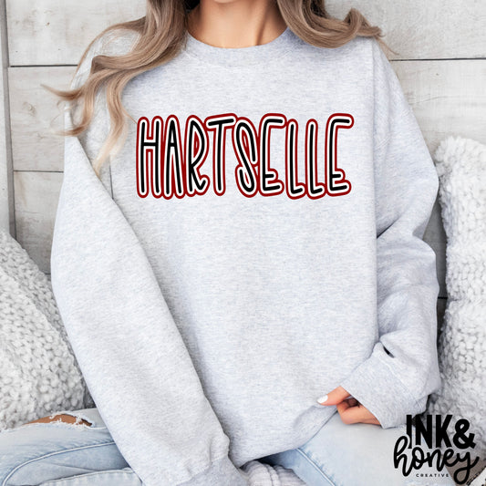 hartselle outline tee