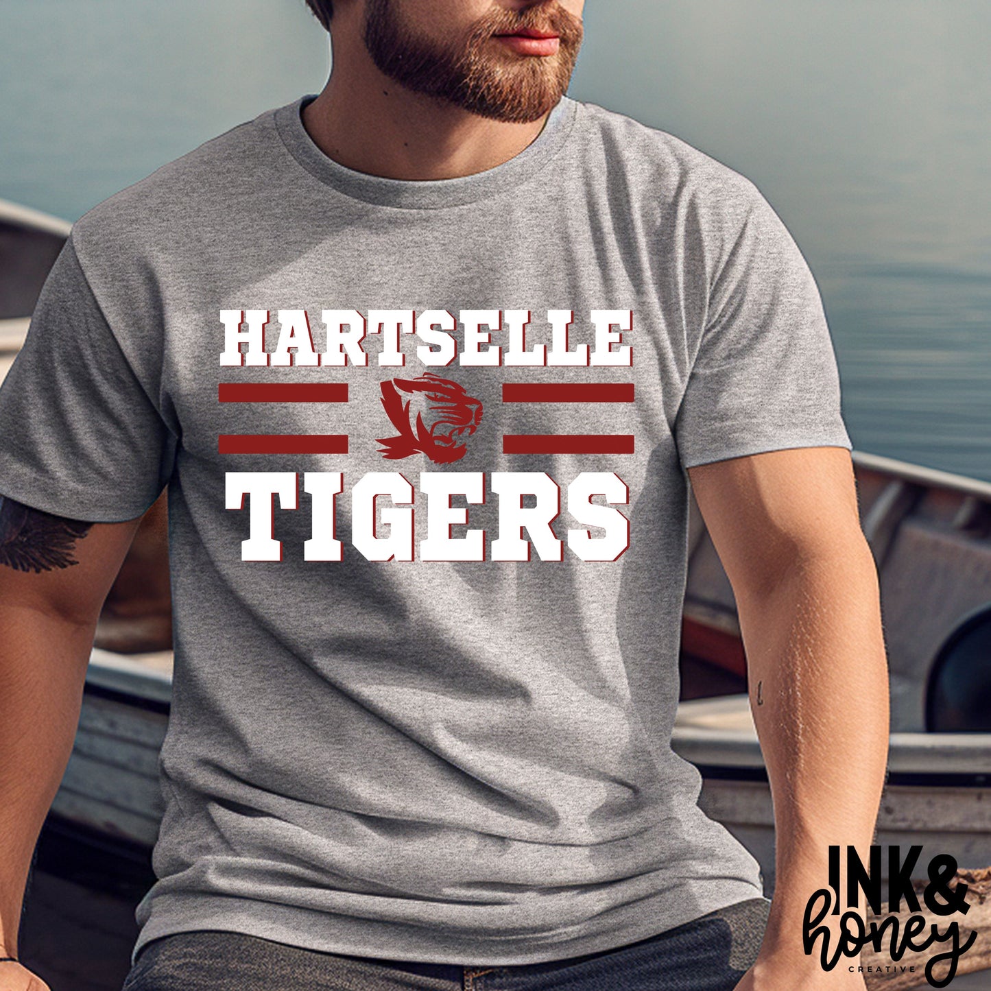 hartselle stripes tee