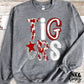 tigers paint tee