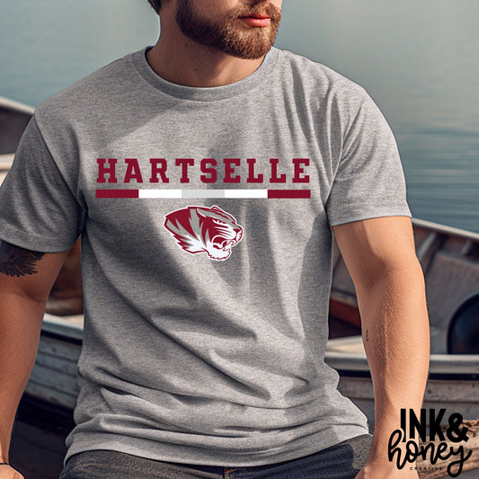 hartselle color stripe tee